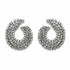 Palestro Milano Orecchini Total Silver Virgole Brillanti