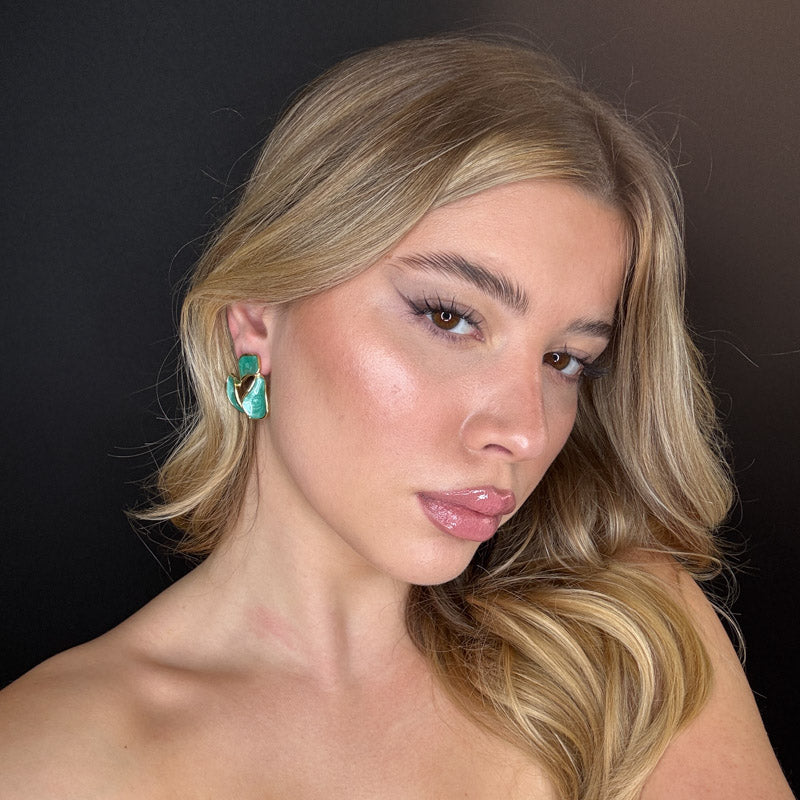 Palestro Milano Orecchini Triangoli colorati