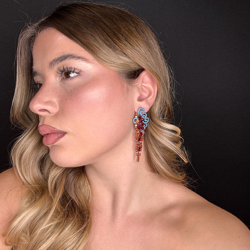 Palestro Milano Orecchini Tripudio di Pietre