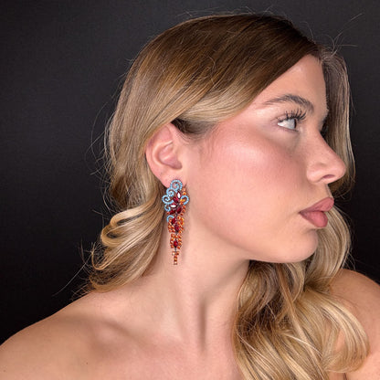 Palestro Milano Orecchini Tripudio di Pietre