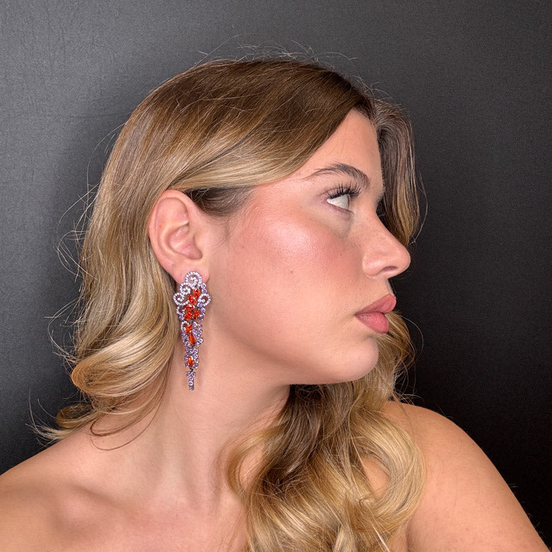 Palestro Milano Orecchini Tripudio di Pietre