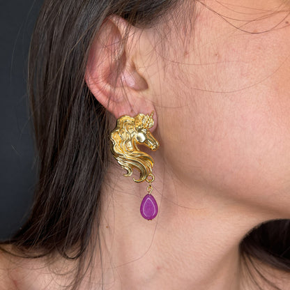 Palestro Milano Orecchini Unicorni