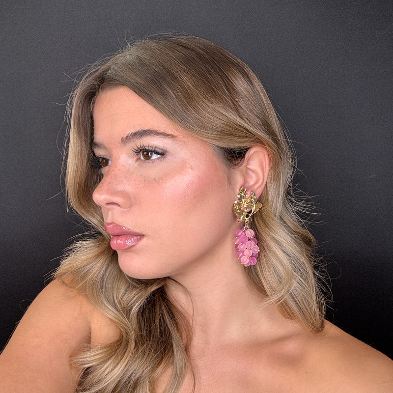 Palestro Milano Orecchini Uva Fragola