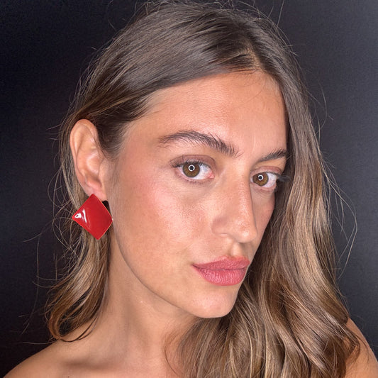 Palestro Milano Orecchini Veline a Rombo