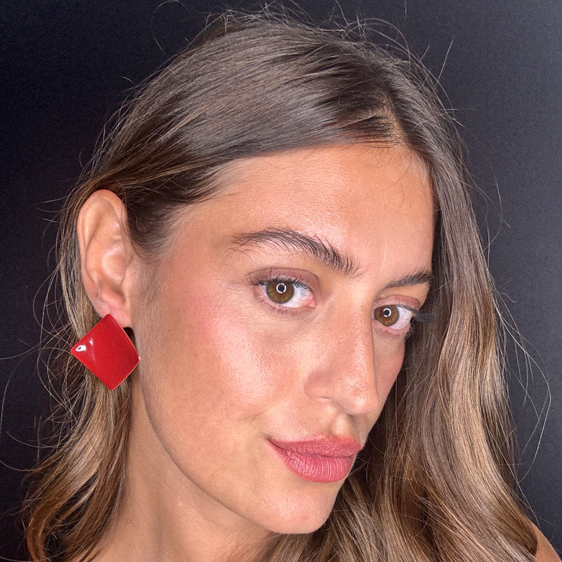 Palestro Milano Orecchini Veline a Rombo