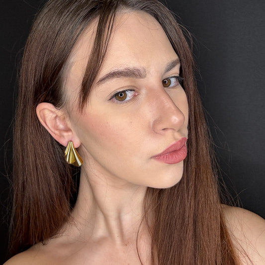 Palestro Milano Orecchini Velo d'Oro