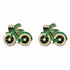 Palestro Milano Orecchini Verde Biciclette