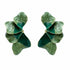 Palestro Milano Orecchini Verde Chiaro e Scuro Petali dalle Maldive