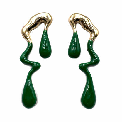 Palestro Milano Orecchini Verde Dalì - New Colors 2024