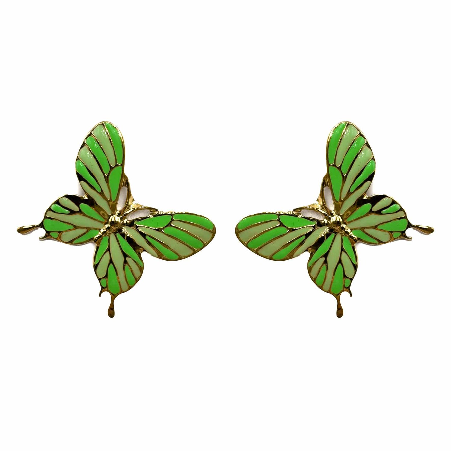 Palestro Milano Orecchini Verde Farfalle colorate - new edition 2025