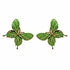 Palestro Milano Orecchini Verde Farfalle colorate - new edition 2025