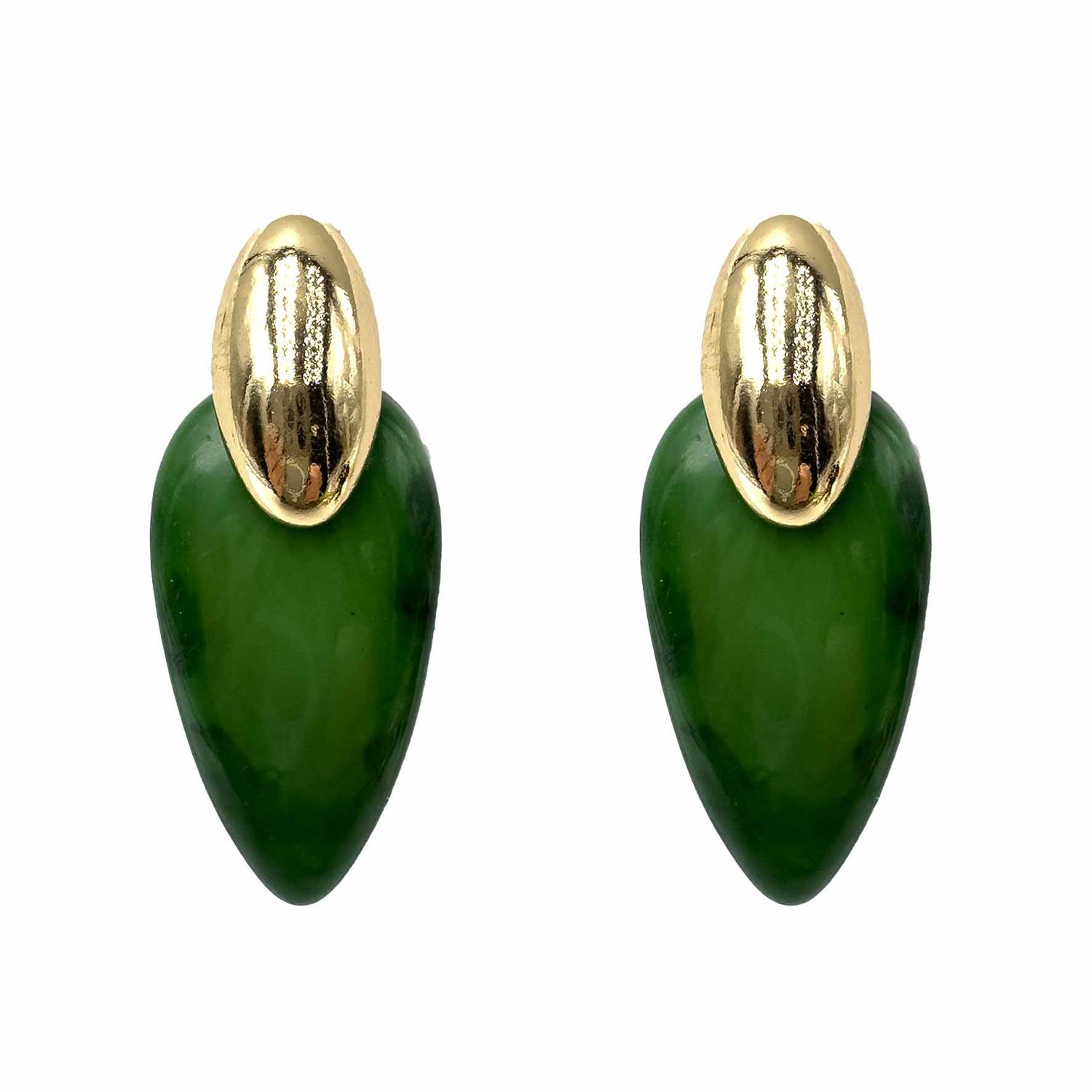 Palestro Milano Orecchini Verde Fiona