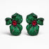 Palestro Milano Orecchini Verde Fiore Misterioso di Pavè