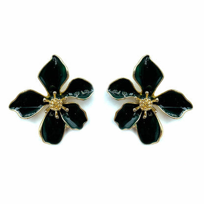 Palestro Milano Orecchini Verde Fiori Tropicali - ex demo