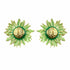 Palestro Milano Orecchini Verde Girasoli Colorati