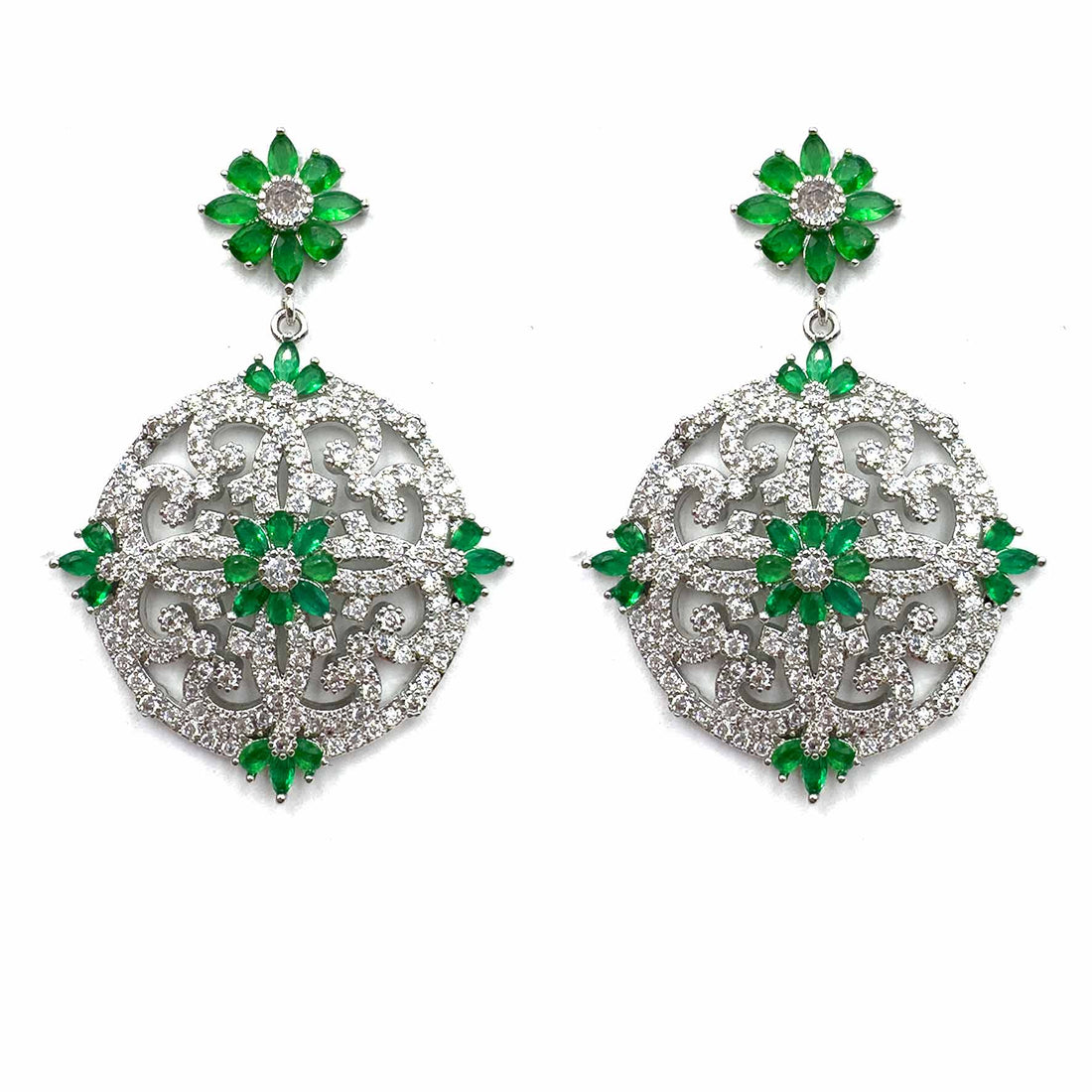 Palestro Milano Orecchini Verde Maioliche preziose