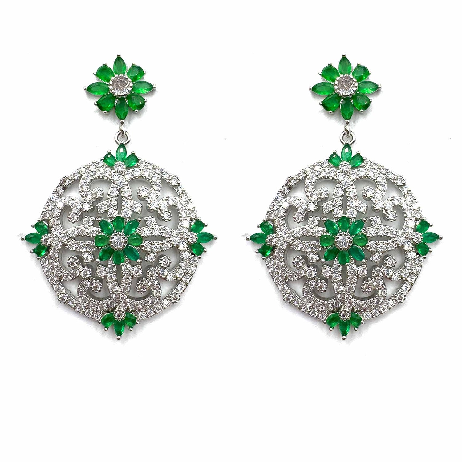 Palestro Milano Orecchini Verde Maioliche preziose