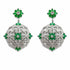 Palestro Milano Orecchini Verde Maioliche preziose
