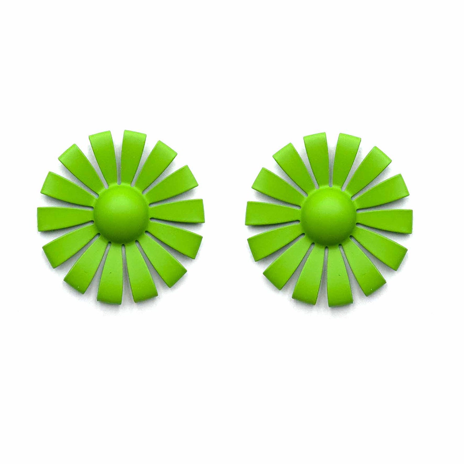 Palestro Milano Orecchini Verde Margherite colorate
