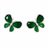 Palestro Milano Orecchini Verde Smeraldo Farfalle di Cristallo