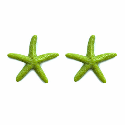 Palestro Milano Orecchini Verde Stelle marine del Mediterraneo