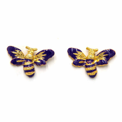 Palestro Milano Orecchini Viola Api - New Collection 2023