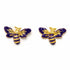 Palestro Milano Orecchini Viola Api - New Collection 2023