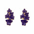 Palestro Milano Orecchini Viola Edera