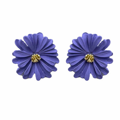Palestro Milano Orecchini Viola Margherite colorate - new 2025