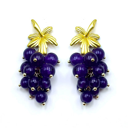 Palestro Milano Orecchini Viola Scuro Uva - new edition 2025