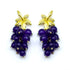 Palestro Milano Orecchini Viola Scuro Uva - new edition 2025
