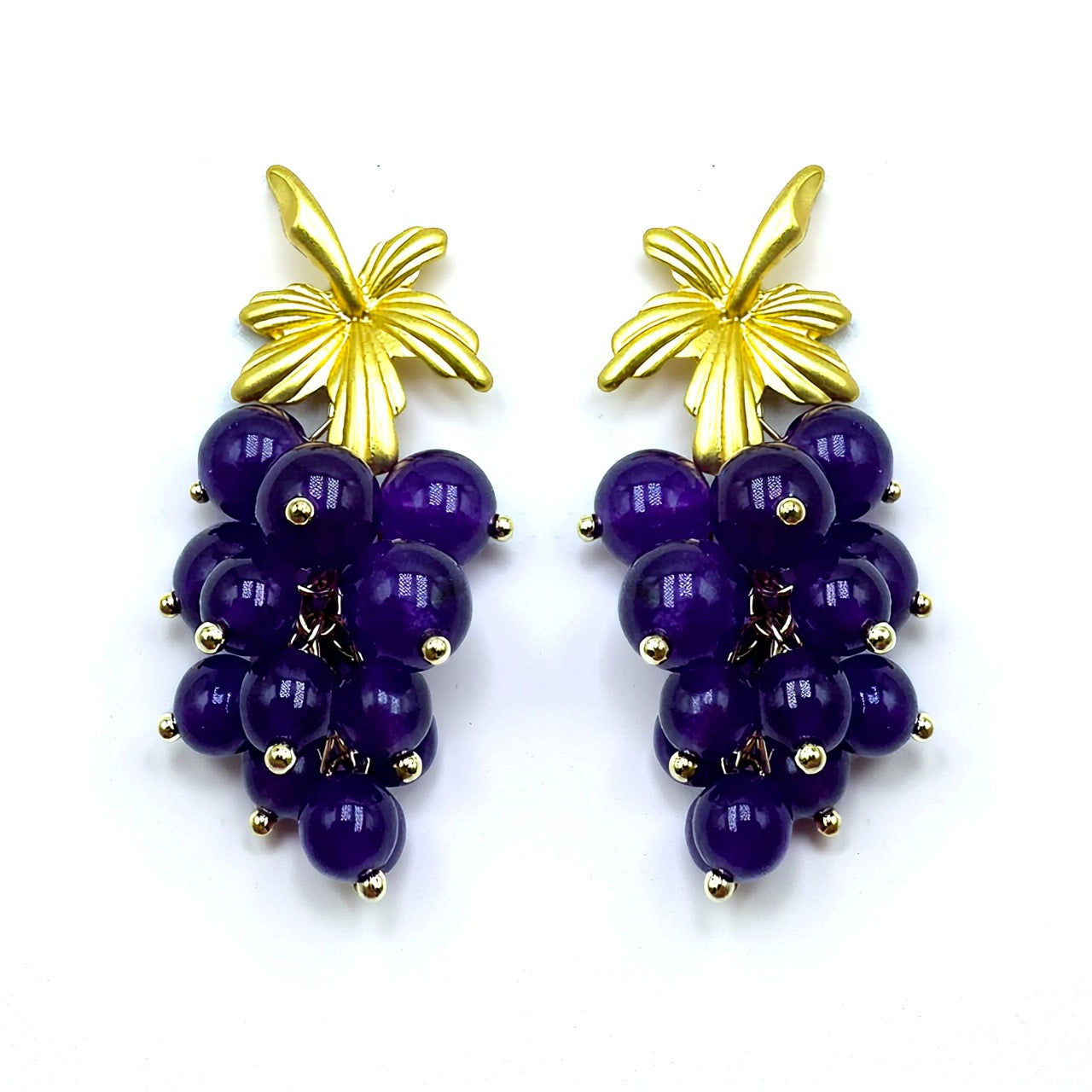 Palestro Milano Orecchini Viola Scuro Uva - new edition 2025