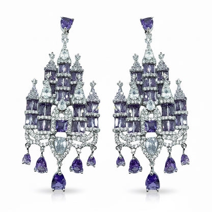 Palestro Milano Orecchini Violet Castello Fatato