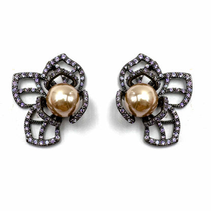 Palestro Milano Orecchini Violetta&amp;Champagne