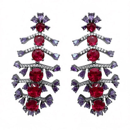 Palestro Milano Orecchini Violetta di Pavè