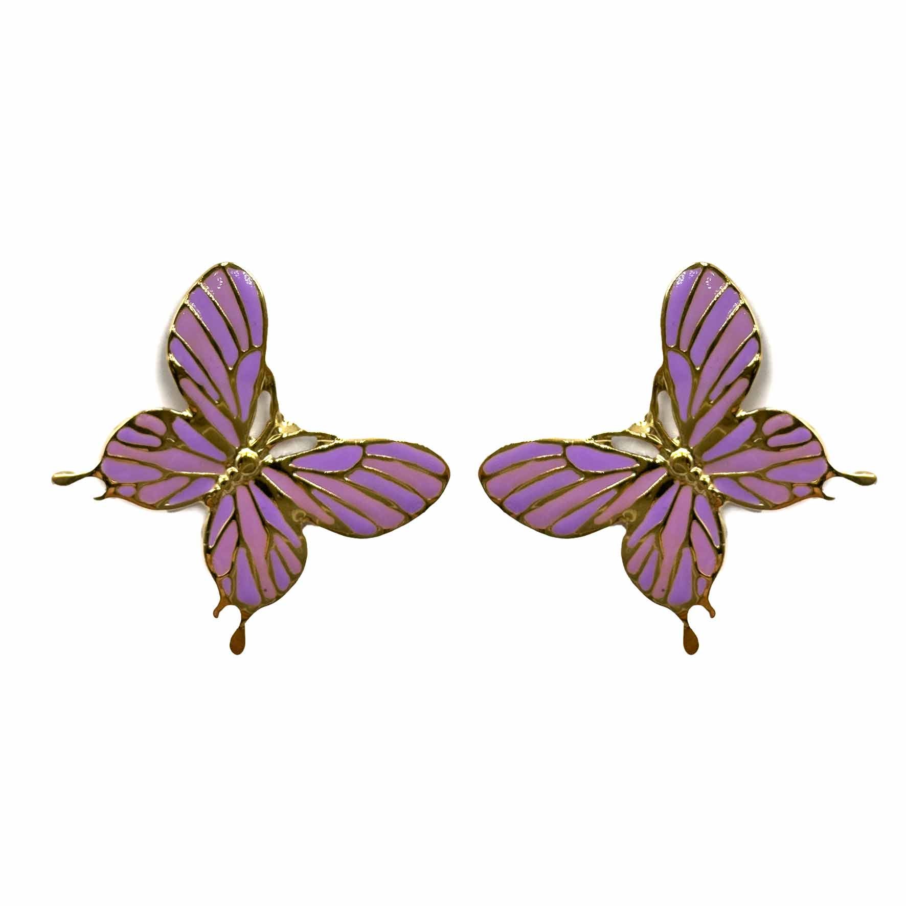 Palestro Milano Orecchini Violetta Farfalle colorate - new edition 2025