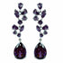 Palestro Milano Orecchini Violetta Gocce cristalline