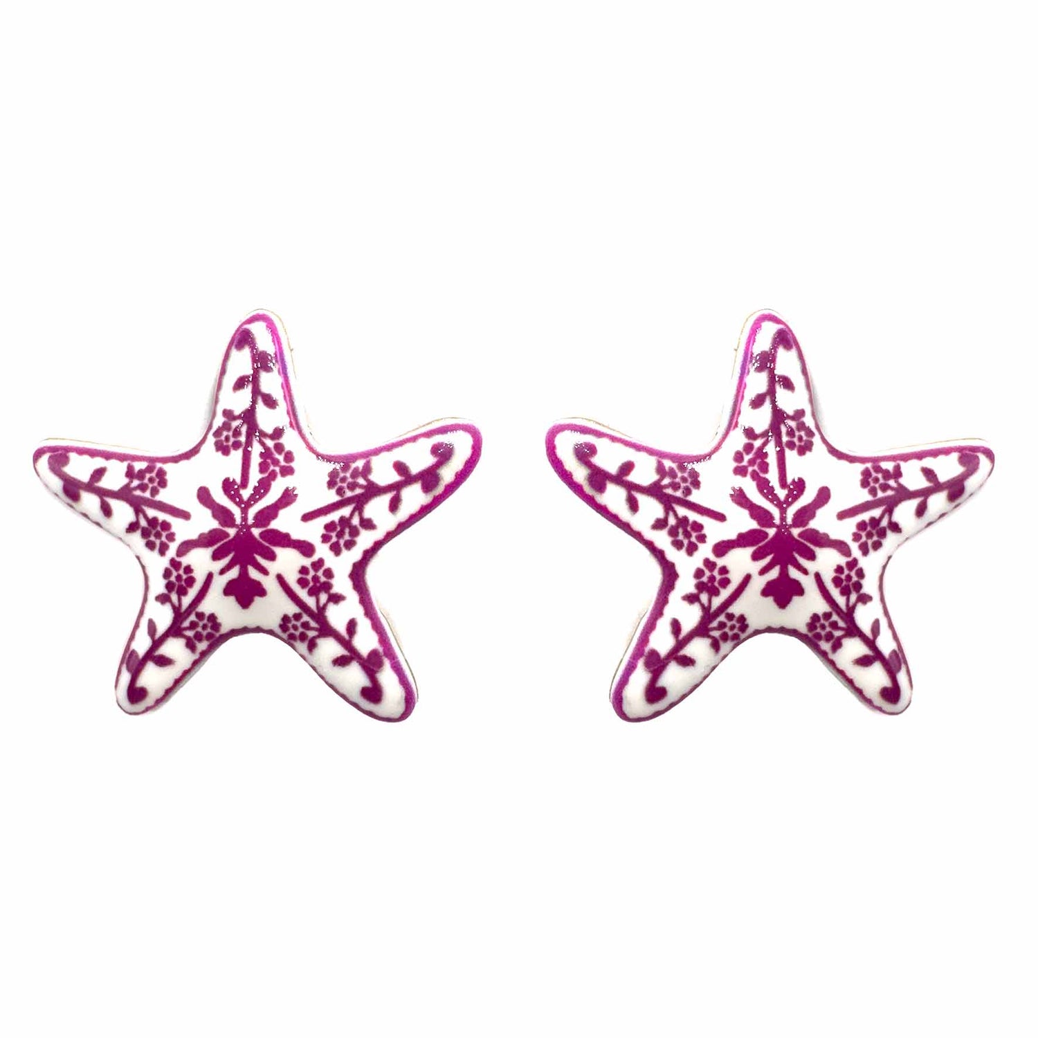 Palestro Milano Orecchini Violetta Stella Marina di Santorini