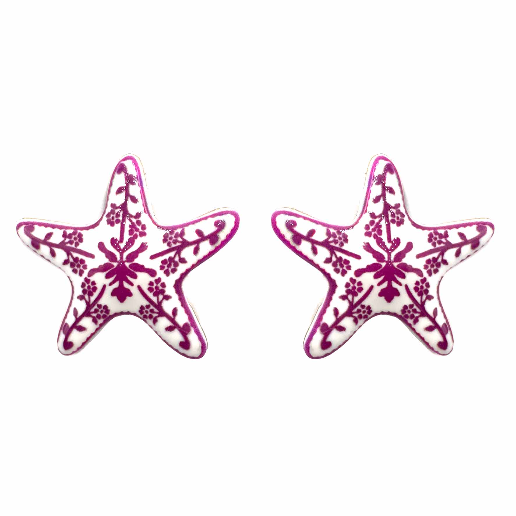 Palestro Milano Orecchini Violetta Stella Marina di Santorini