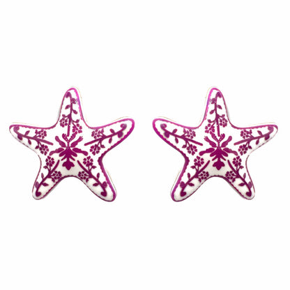 Palestro Milano Orecchini Violetta Stella Marina di Santorini