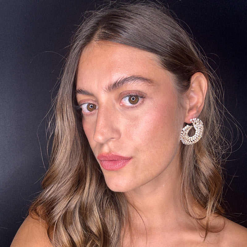 Palestro Milano Orecchini Virgole Brillanti