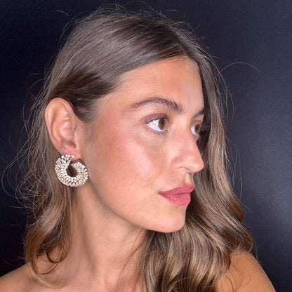 Palestro Milano Orecchini Virgole Brillanti