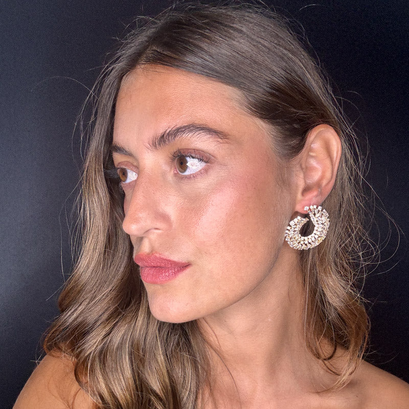 Palestro Milano Orecchini Virgole Brillanti