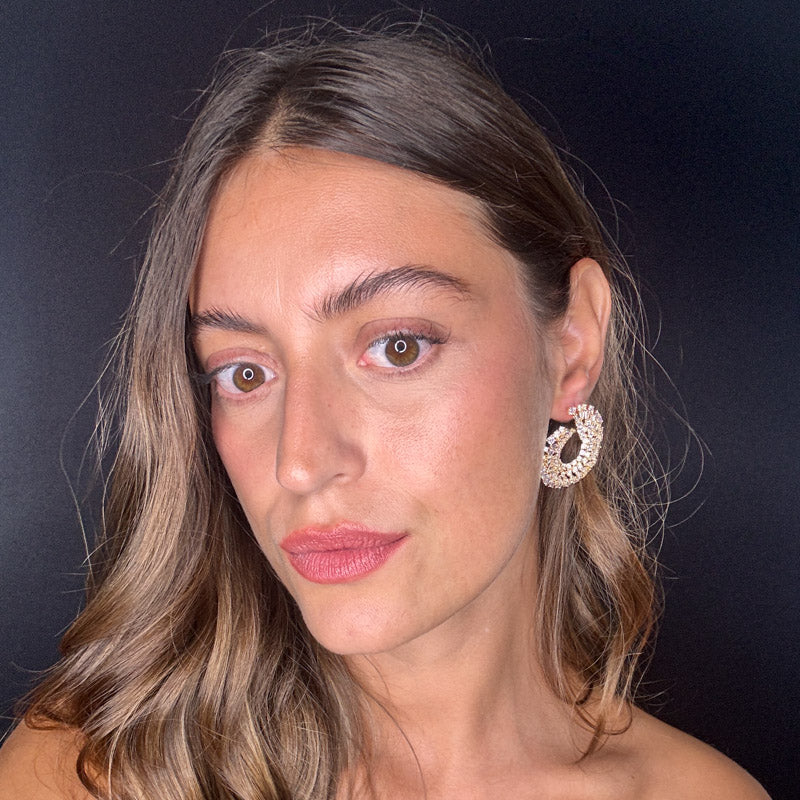 Palestro Milano Orecchini Virgole Brillanti