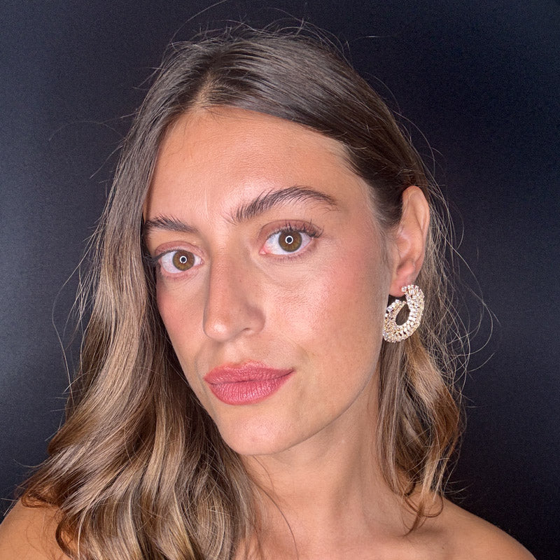 Palestro Milano Orecchini Virgole Brillanti