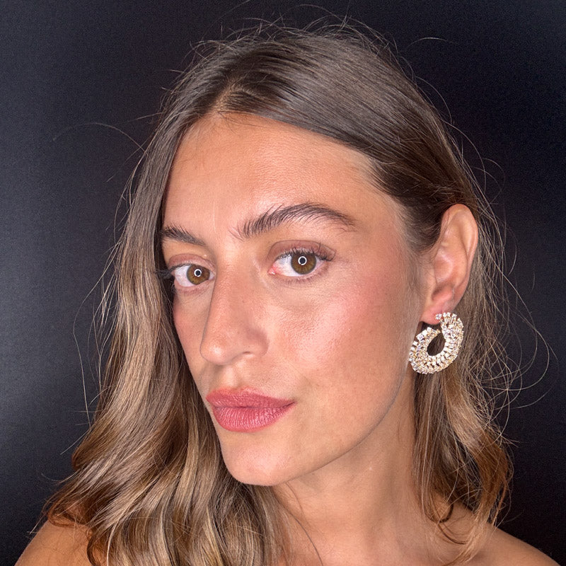 Palestro Milano Orecchini Virgole Brillanti