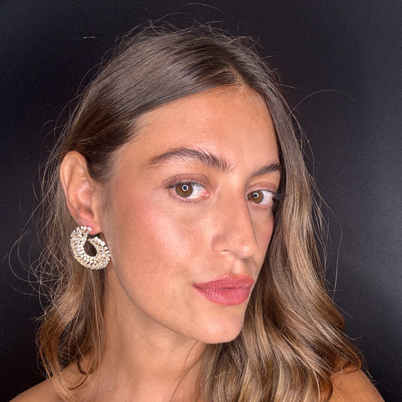 Palestro Milano Orecchini Virgole Brillanti