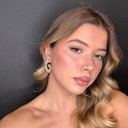 Palestro Milano Orecchini Virgole di Zirconi