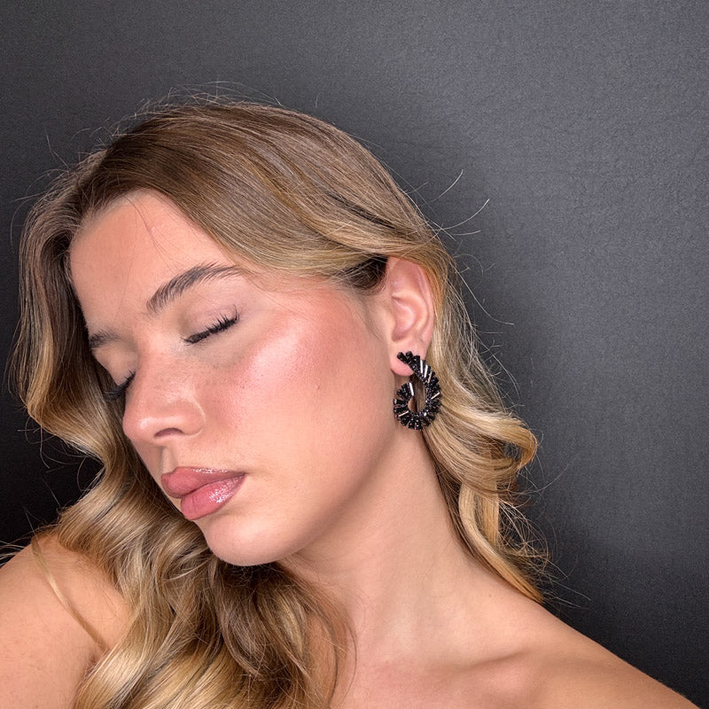 Palestro Milano Orecchini Virgole di Zirconi