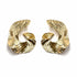 Palestro Milano Orecchini Virgole Zigrinate Gold